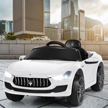 Load image into Gallery viewer, 12V Remote Control Maserati Licensed Kids Ride on Car-White