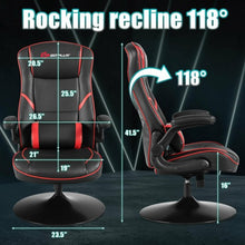 Load image into Gallery viewer, Racing Style Gaming Rocker Chair -Red
