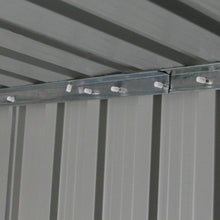 Load image into Gallery viewer, 9' x 6' Outdoor Storage Shed Tool House Sliding Door Steel-Gray