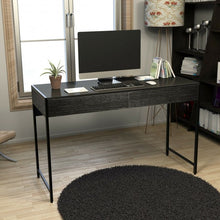 Load image into Gallery viewer, 2-Drawer Computer Desk Study Table Home Office Writing Workstation-Black