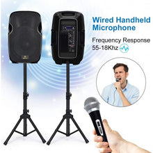 Load image into Gallery viewer, Portable DJ Speaker w/Active & Passive Speakers & 2 Speaker Stands Microphone