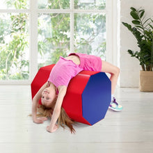 Load image into Gallery viewer, 25" x 30" Octagon Skill Shape Exercise Gymnastic Mat-Red