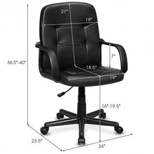 Load image into Gallery viewer, Ergonomic Mid-back Executive Office Chair Swivel Computer Chair