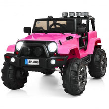 Load image into Gallery viewer, 12V Kids Remote Control Riding Truck Car with LED Lights-Pink