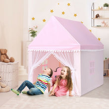 Load image into Gallery viewer, Kids Play Tent Large Playhouse Children Play Castle Fairy Tent Gift w/ Mat-Pink
