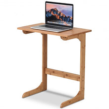 Load image into Gallery viewer, Home Office Bamboo End Side Sofa Laptop Desk