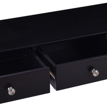 Load image into Gallery viewer, Hall table Side Table w/ 3 Drawers-Black