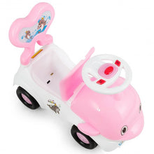 Load image into Gallery viewer, 3-in-1 Baby Walker Sliding Car Pushing Cart Toddler Ride-Pink