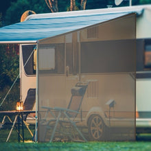 Load image into Gallery viewer, 9' x 7' RV Awning Side Mesh Screen Sunshade with Complete Kits