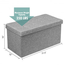 Load image into Gallery viewer, 31.5" Fabric Foldable Storage with Removable Storage Bin-Light Gray