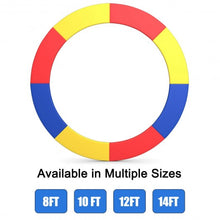 Load image into Gallery viewer, 8FT Replacement Safety Pad Bounce Frame Trampoline-Multicolor