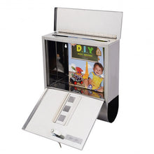 Load image into Gallery viewer, Wall Mounted Steel Mail Box with Newspaper Roll