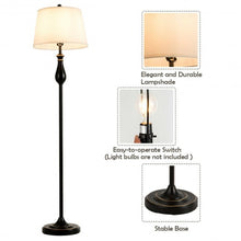 Load image into Gallery viewer, 3 pcs Brushed Nickel Lamp Set-Black
