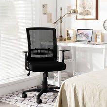 Load image into Gallery viewer, Adjustable Mid Back Mesh Office Chair with Lumbar Support