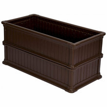 Load image into Gallery viewer, 2 PCS Raised Garden Rectangle Plant Box-Brown