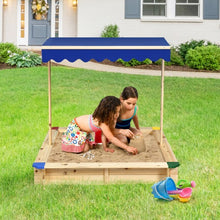 Load image into Gallery viewer, Kids Outdoor Playset Wooden Sandbox