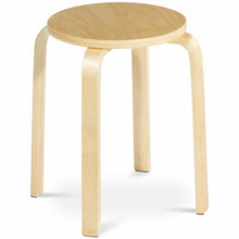 Load image into Gallery viewer, Set of 4 18" Wood Home Backless Dining Chairs