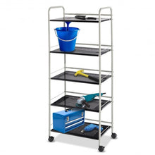 Load image into Gallery viewer, 5 Tiers Storage Cart Rack Utility Shelf