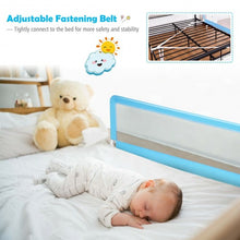 Load image into Gallery viewer, 59" Breathable Baby Children Toddlers Bed Rail Guard-Blue