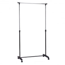 Load image into Gallery viewer, Adjustable Rolling Garment Rack Portable Clothes Hanger