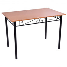 Load image into Gallery viewer, 5 pcs Dining Set Wooden Table and 4 Cushioned Chairs