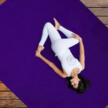 Load image into Gallery viewer, 7' x 5' x 8 mm Thick Workout Yoga Mat-Purple