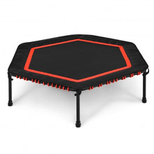Load image into Gallery viewer, 50" Hexagonal Fitness Trampoline Exercise Rebounder with Pad-Red