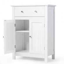 Load image into Gallery viewer, Free Standing Bathroom Storage Cabinet with Large Drawer