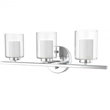 Load image into Gallery viewer, 3-Light Wall Sconce light Fixture w/ Brushed Chrome Finish