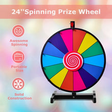 Load image into Gallery viewer, 24" Editable 14 Slot Fortune Spinning Game Tabletop