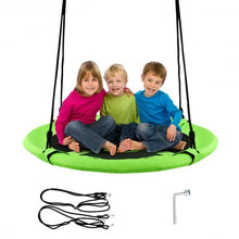 Load image into Gallery viewer, 40" Flying Saucer Tree Swing Indoor Outdoor Play Set-Green