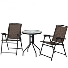 Load image into Gallery viewer, 3 pcs Bistro Patio Garden Furniture Set