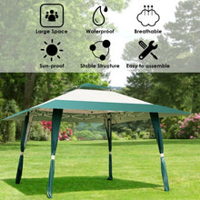 Load image into Gallery viewer, Outdoor Folding Gazebo Canopy Shelter Awning Tent Patio -Green