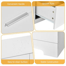 Load image into Gallery viewer, 6-Drawer Freestanding Storage Cabinet with Metal Handles