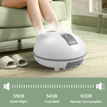 Load image into Gallery viewer, Steam Foot Spa Bath Massager Foot Sauna Care with Heating Timer Electric Rollers