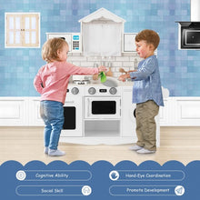 Load image into Gallery viewer, Wooden Kids Kitchen with Washing Machine