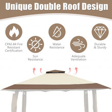 Load image into Gallery viewer, 13'x13' Pop Up Canopy Tent Instant Outdoor Folding Canopy Shelter-Brown