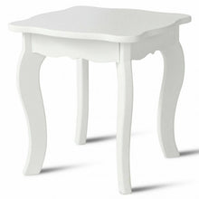 Load image into Gallery viewer, Kids Makeup Dressing Mirror Vanity Table Stool Set