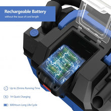 Load image into Gallery viewer, 18V Wet Dry Vacuum 2.7 Gal 4 Peak HP Cordless Shop Vac 2.0 AH Battery-Blue