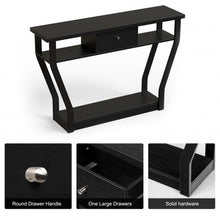 Load image into Gallery viewer, Modern Sofa Accent Table with Drawer