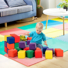 Load image into Gallery viewer, 12 Piece 5.5" Soft Foam Building Blocks