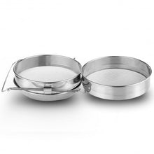 Load image into Gallery viewer, Stainless Steel Beekeeping Double Honey Sieve Strainer Filter Equipment