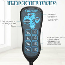 Load image into Gallery viewer, Seat Cushion Massager with Heat and 6 Vibration Motors for Home
