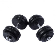 Load image into Gallery viewer, 66 lbs Adjustable Cap Gym Weight Dumbbell Set