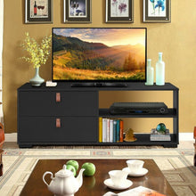 Load image into Gallery viewer, Entertainment Media TV Stand with Drawers-Black