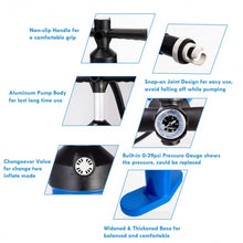 Load image into Gallery viewer, Double Action Manual inflation SUP Hand Pump with Gauge
