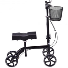 Load image into Gallery viewer, Foldable Knee Walker Scooter Turning Brake Basket