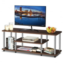 Load image into Gallery viewer, 3-Tier 110 lbs Stainless Steel Listed TV Stand