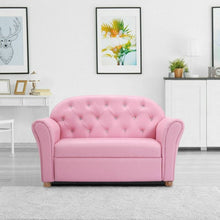 Load image into Gallery viewer, Kids Princess Armrest Chair Lounge Couch
