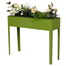 Load image into Gallery viewer, 40" x 13" Outdoor Elevated Garden Plant Flower Bed